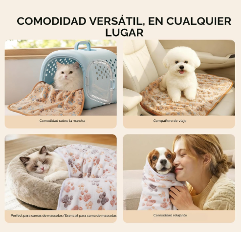 mantas mascotas gatos perros