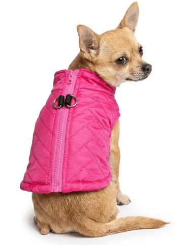abrigo rosa nena perrita mascota