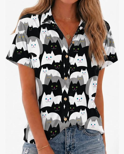 blusa gatos mascotas moda