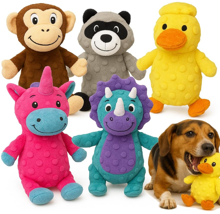 kit peluches chillones mascotas