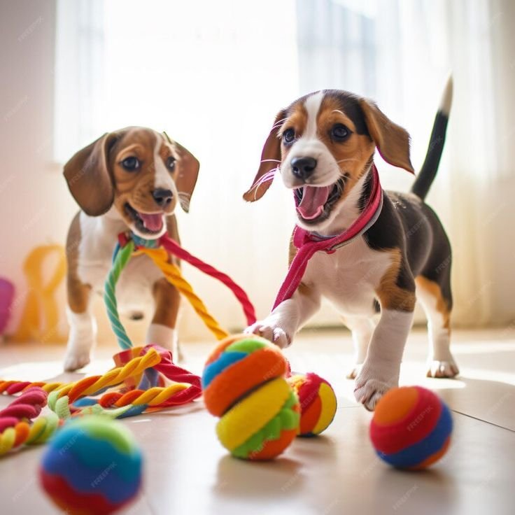perros juguetes