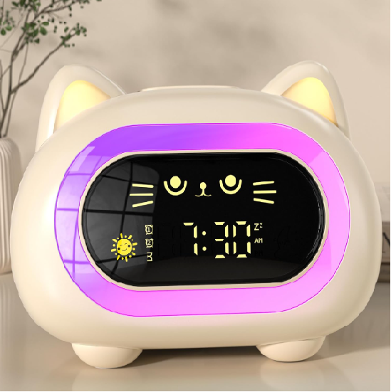 reloj gatito mascota